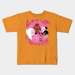 Spooky world (PINK) Kids T-Shirt